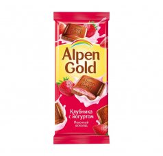 Alpen Gold Клубнично-йогуртовая начинка