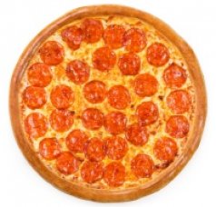 Знаменитая итальянская пицца с колбасками пеперони