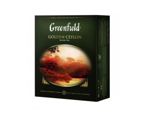Чай Greenfield Golden ceylon, 100пакетиков