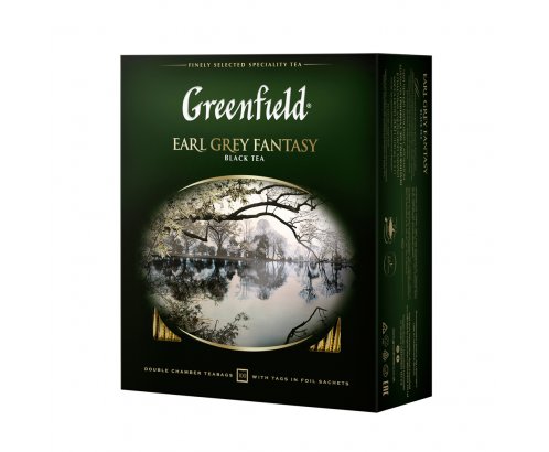Чай Greenfield Earl grey, 100пакетиков