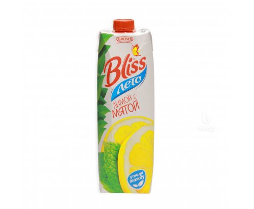 Сок Bliss лимон с мятой, 1л