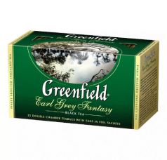 Чай Гринфилд черный с бергамотом 25 пакетиков